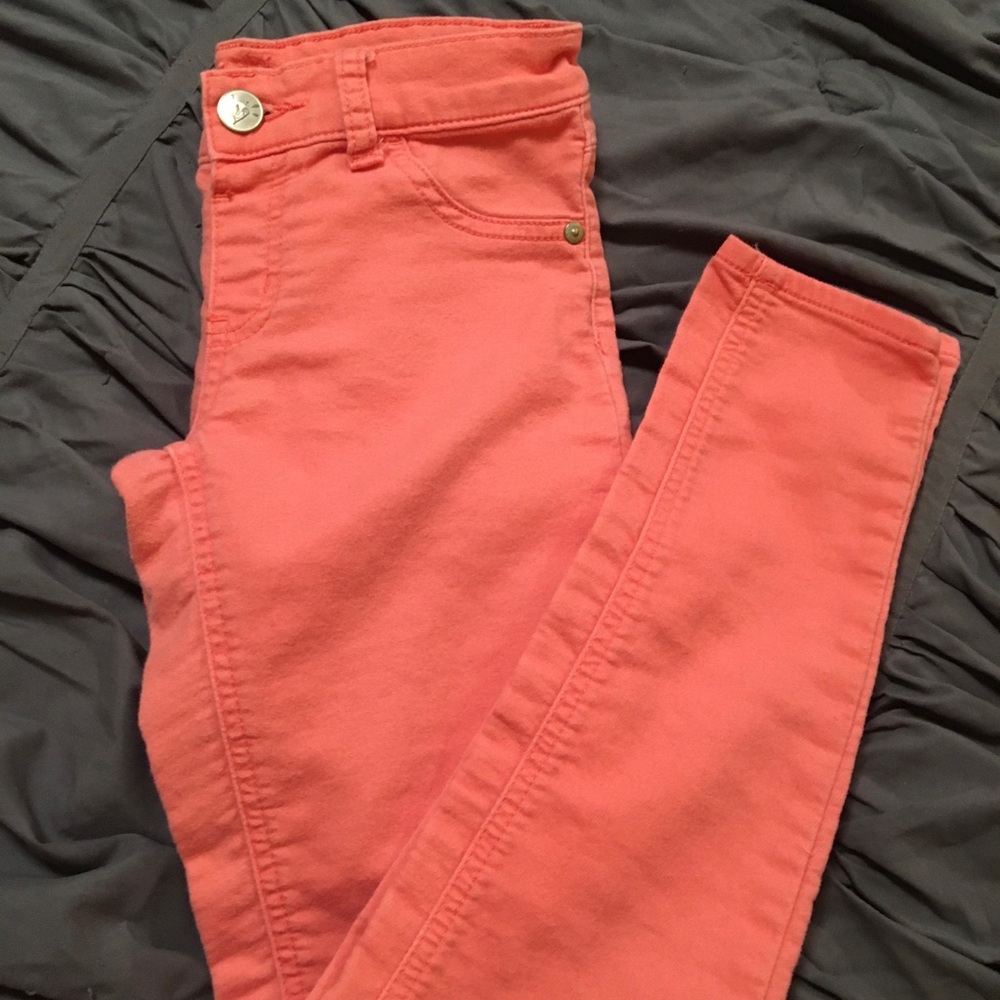 Justice Coral Jeggings!